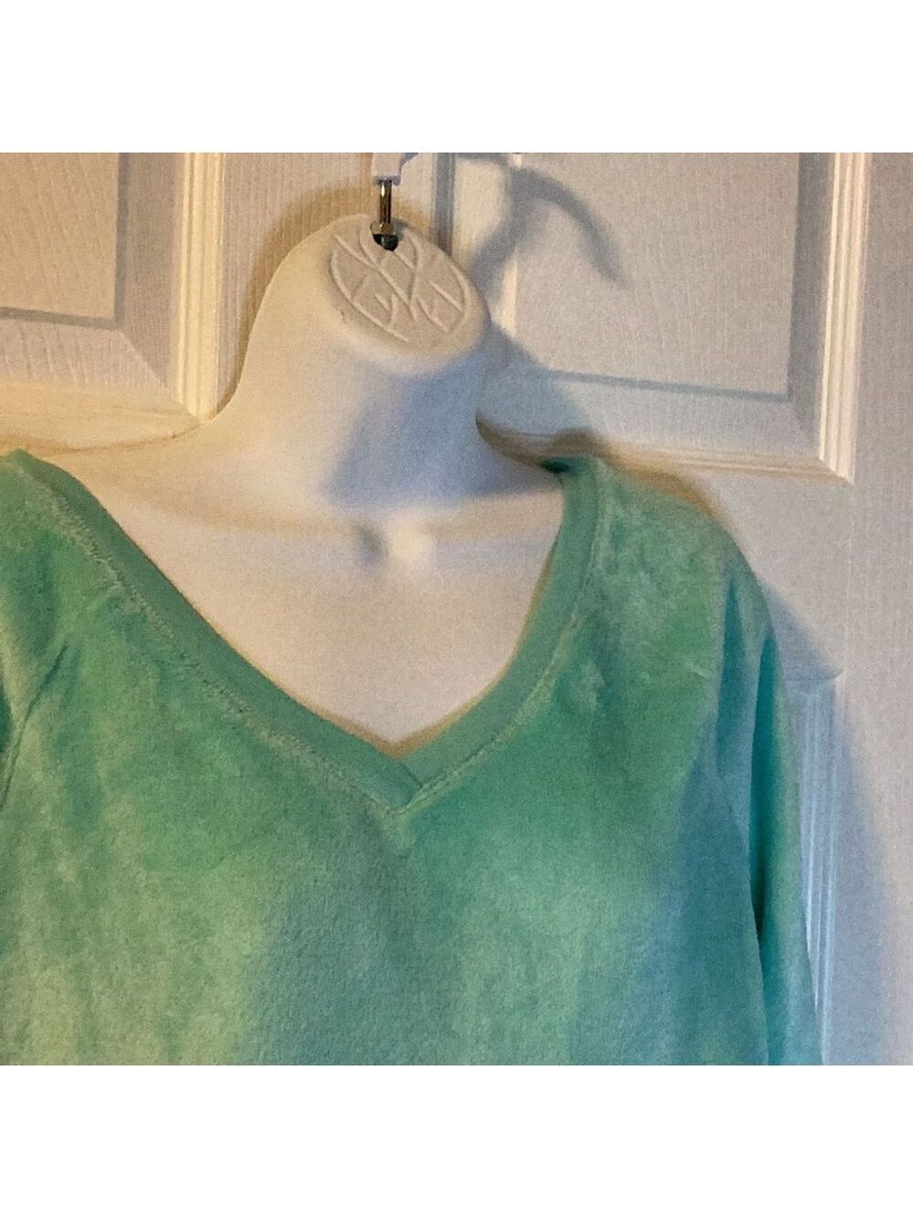 Mint Green Pajama Shirt - Picture 2 of 3